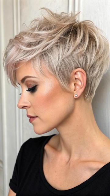 Pixie Wolf Cut Hairstyle Ideas Glowing Style Pixie Wolf Cut Hairstyle Ideas Glowing Style