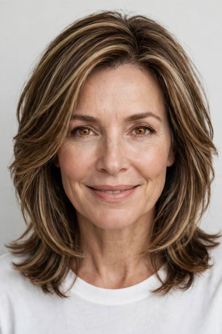 Layered Cut with Highlights